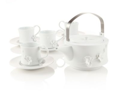 Teavana White Orchid Teapot Set Innopoint